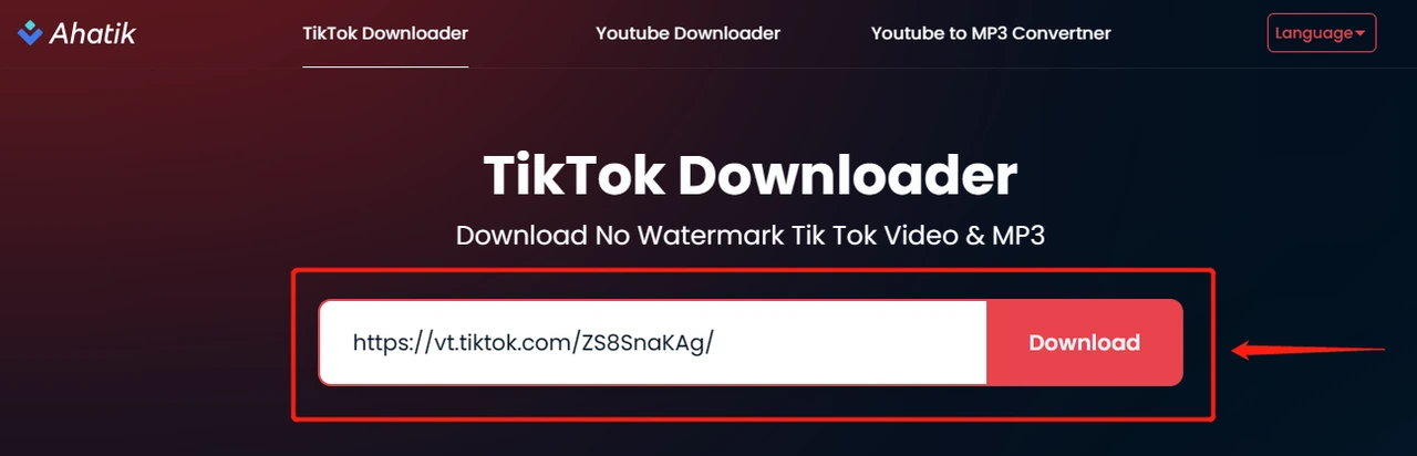 Free Online Tiktok Videos Downloader dari Ahatik